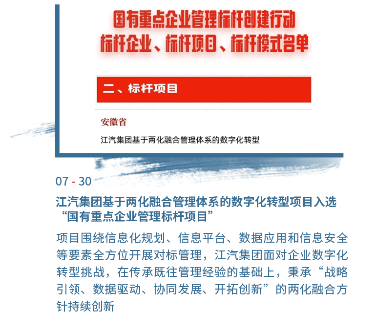 7月30日瓦力游戏集团基于两化融合管理体系的数字化转型项目入选“国有重点企业管理标杆项目”